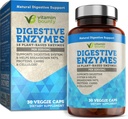 Vitamin Bounty Digetical Enzymes - Pregities dengan 18 Enzymes, Enzymes Digetical Bagi Perempuan dan Pria, Diustable Suplement, Bantuan dalam Breaking Down Fats, Protein, dan Karbohydrates - 30 Kasir