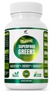 Vegan Super Hijau Organik Capsules dengan Ashwagandha - Dukungan kekebalan dengan All Natural Whole Food Nood Chlorella, Moringa, Spirulina, Turmeric, Kale. Improve Ditrable, Boost Energy - Detox Pills