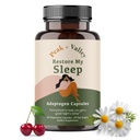 Peak + Valley Natural Sleep Aid for Dewasa - 60 Capsules for Deep Sleep - 3 mg Melonatonin, L Theanine, Chamomile, Ashwagandha - Pill Tidur Herbal Natural - Ekstra Kekuatan Calming