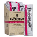 Superieur Electrolite Powder Pawder - Vegan Electrolite Hydration Popper w / Sea Mineces - Keto Friendly, Non-GMO, Zero Sugar Electrolite Suppplemen - Healthy Olahraga Minum - Semangka (14 Paket)