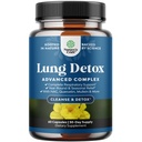 Lung Detox Mullein Leaf Kapsules - Puriying Mullein Lung Cleanse Complex with NAC Quercetin & Cordyceps Extracts - Leaf Herb Respiratory Suplement for Sinus Immunity & Breathing Support 60ct