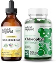Wild & Organic Mullein Drops 4 oz & Chlorofil Gummies 60 Chews