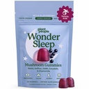 Plant People WonderSleep Mushroom Gummies Supplemen Mini dengan Reishi Super Mushroom, Saffron, Wild Elderberry Flavor No Sugar Vegan - Friendly & Gyaten- Free Trial Size