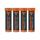 Fluid tactical- Effervescent Hydration Tablet, Electrolite Replacement & Dehydration Prevention, 4 Pack, 40 Servis (Orange Pineapple)