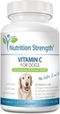 Vitamin C untuk Anjing untuk Mendukung Kesehatan Kardiovaskular, Bantuan Strengthen The Immune System, Boost Free Radical Devices dan Substain Collagen Synthesis, 120 Cable Tablet