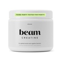 Beam Creatine Monohydrate Powder - 5g Micronized Creatine Monohydrate, Third Party Tested Creatine for Women, Muscle Strength, Growth, Recogitive & Cognitive Support, Unflashored, 30 Servings