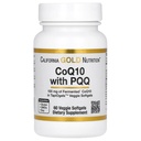 California Gold Nutrition CoQ10 dengan PQQ, Ubiquinone USP, Tapioca Vevgie Softgel dengan Sunflower Lecipin, 100 mg, 60 Veggie Softgel