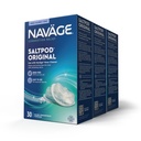 Navage SaltPod Bundle 3 30- Packs (90 SaltPods) - Navage Salt Pod Refill Saja - Dirancang secara eksklusif untuk The Navage Nasal Irrigation System - Sinus Rinse and Saline Pods for Fast and Soothing Relief
