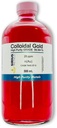 True Colloidal Gold - 25 plum - 99,99 +% Kemurnian - 500 mL (16.9 Fl Oz) dalam Glass Bottle - Dibuat di USA