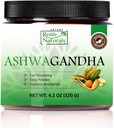 Reddy Comparals Aryana Pure Organic Ashwagandha Powder - High- Potency Root Extract with 10% Withoollides - Natural Orange Flavor for Stress & Energy Support - 4.2 OZ (120g)