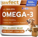 PAWFECTCHEW Fish Oil Omega 3 for Dogs - Allergy Relief