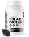 RAW WHEY Isolate Protein Powder, Cookies N Cream - 100% Grass- Fed Sports Nutrition Powder for Muscle Growth & Recovery - Lower-Fat, Low Carb, Alamly Flavored & Sweetened - 25 Pegawai