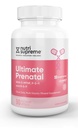 Nutri Supreme Prenatal Vitamin, Prenatal Vitamin Suplemen untuk Perempuan dengan Methyl Folate Sangat Absorbable, Satu Per Hari Multivitamin Prenatal dengan Besi, Kosher, Capsules, 90 Count