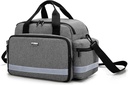 Perawat Kesehatan Trunab Bag Medical Bag Organizer dengan Handle and Shoulder Stap untuk Kunjungan Rumah
