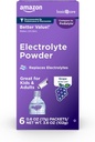 Basic Care Electrolite Powder Packet for Rehydration for Kids & Adults, Grape Flavor, 6 Count (Pack of 1)
