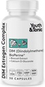 Pemuda & Tonic DIM BioPerine untuk Estrogen Metabolism Dukung 124; Wanita dan Pria Hormone Keseimbangan dengan Ekstasi Blocker 124; Diindolylmetana Supplemen - 30 Pil
