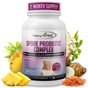 Kompleks Probiotik MoxyVites Spore - All In One Pregrance and Progories for Digetical Health, Postbiotic, Digetical Enzymes Daily Supplemen - Spore Based Probiotic for Women & Men