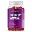 Sambucus Elderberry Gummies for Dewasa - Supplemen Dukungan Imune dengan Vitamin C dan Zinc - Enhanced Formula untuk Pertahanan Harian - 120 Count, 2 Bulan Supply, Berry Flavor - Wellness Konvenient