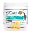 WINPRO Dog Probiotic Powder Topper, Spray Dry Plasma dengan Pregities dan Progories for Digetical Health for Dogs, All Breeds, Ages, and Sizes, 60 Scoops, Made in USA