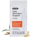 Suplemen Energi dan Fokus Stasis ke Pair dengan Stimulant Anda - Baru & Imprected Formula for AllDay Energy, Mood & Brain - Nootropics dengan tambahan CoQ10 & Rhodiola Rosea (25 Pelayan)