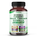 Moringa, Turmeric, Ginger Root, Ceylon Cinnamon, Boswellia-Dibuat di Amerika Serikat