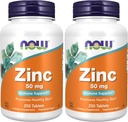 Suplemen SEKARANG, Zinc (Gluconate Zinc) 50 mg, Dukungan Fungsi Enzyme *, Dukungan Imune *, 250 Tablet (Paket 2)