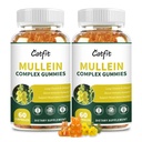 (120 pcs) Mumlein Gummies for Lungs Detoxes - Mulein Leaf Extract with Quercetin, Elderberry for Repiratory & Imune During, Breathing & Lung Cleanse for Smokers, Vegan, Pineapple Flavor, (2 Pack)