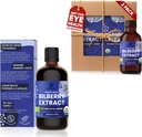 Powder Jungle Wild Bilberry Ekstrak 3x3.4oz Botol cairan Bilberry Anthocyin Alcohol- Free European Blueberry Bilberry Suplement for Eyes High Bioavability Extract