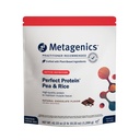 Metagenik Perfect Protein Pea & Rice - Tanaman - Tanaman berbasis bubuk Protein dengan 20g Protein & 3.5g BCAAs - Pendukung Perkembangan Otot & Pemugaran - Non-GMO, Gluten- Free-Dairy- Cokelat - 30 Servis