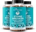 Chanca Piedra Stone Breaker 3-Pack Bundle - Natural Dissolver, Kidney Cleanse & Gallcheck Supplement - Detoksifikasi Tract Urinary, Flush Impruities, Clear System - 180 Capsules