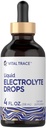 Carlyle Electrolite Drops 4 fl oz 124; Hidration Liquid Suplemen untuk Minuman 124; Vegan Formula 124; Keto- Friendly, Non- GMO, Gluten Free