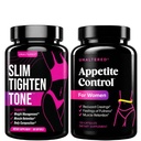 UNALTERED Belly Fat Burner & Appetite Supresan - Weight Los Bundle untuk Perempuan - 1 Pasokan Bulan