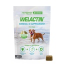 Nutramax Welaktin Omega 3 Fish Oil for Dogs, Skin and Coat Health Supplement, Plus Imune and Overall Health, Premium Omega 3 Fatty Acids, Multivitamin For Dogs, Soft Chews, 60 Count
