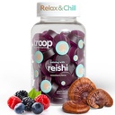 Troop Reishi Mushroom Gummies - Calming Gummies for Dewasa dan Anak-Anak-Fokus untuk Stres, Relaxation, Imune Dukungan - 4000mg Triple- Ekstraksi Tubuh - Campuran Berry, 60 Count