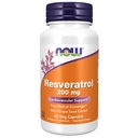 Sekarang Suplemen Makanan, Reveratrol Alam 200 mg dengan Ekstrak Anggur Merah, 60 Veg Capsules