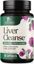 Liver Cleanse Detox & Repair Formula - 20-in- 1 Advanced Liver Support with Silymarin Milk Thistle, Dandelion, Artichoke Extract, Turmeric, Choline, & Beetroot - 60 Vevange Capsules