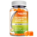 Kalsium 1200 mg dengan Vitamin D3 Gummies, Calcium Citrate Chewables dengan Magnesium Zinc Vitamin K2 Boron, Bone Health, Sugar Free, 60 Count