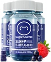 Sugarbear Sleep Gummy 3 Month Suply, Extra Strength Melonatin 6mg, for Men & Women, Vegan Vitamin B6, L-Theanine, 5 HTP, Valerian, Sleep Aid for Dewata & Teens, Cerfied Kosher, Halal, Cruelty- Free