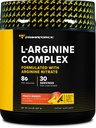 Pirmaforce L-Arginine Complex Powder (30 Servis Per Botol 124; Peach Mango) Perbaikan Pembangunan Kuat Protein untuk Gains Maksimum