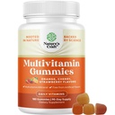 Gummies Multivitamin Sanggup untuk Kedewasaan Kedewasaan Campuran Vitamin D A C B12 dan Biinc - Pertumbuhan Vitamin Gummy untuk Energi dan Kesehatan Imune - non-GMO Gluten Bebas dan Halal - 180 Gummim