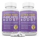 Laboratorium yang diresahkan (2 Pack Ultra Fast More Keto Boost Pills 1275MG Baru & Impressed Formula Berisi Sarjana Ekstra Virgin Zaitun Powder Green Tea Leaf 120 Capsules