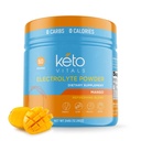 Keto Vitals Electrolytes Powder; Keto- Friendly Electrolite dengan Potasium, Magnesium, Sodium, Kalsium 124; Keto Electrolytes Suplemen Energi Minum 124; Sugar- Free, Zero Calories, Zero Carbs
