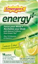 Emergen- C Energi +, Dengan B Vitamin, Vitamin C Dan Natural Caffeine Dari Green Tea (18 Count, Blueberry Acai Flavor) Persediaan Diet Minum Mix, 0.33 Pawder Paket