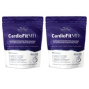 1MD Nutrection CardioFitMD - Vegan Bets Superfood Keto Health Supder - Nitric Oxide Supder - Beet Root Pouder for Healthy Tekanan Darah & Circulation - High Fiber Drink - 30 Days (2- Pack)