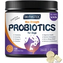 Progres for Dogs, Freeze- DryDog Progetic and Digetical Enzymes, Plus Omega-3 for Itchy Skin, 3-in- 1 Pregnance for Digetical Dog Health, Dog Vitamin and Supplemen untuk Kesehatan Imune, 120 Bite