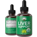 USDA Amoranic Liver Cleanse Detox & Repair. 6-1 Liquid Drops with Organic Milk Thistle, Artichoke Extract, and More.
