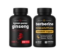 Dukungan Energi & Metabolik bagi NutraChamps: Ginseng & Berberine Duo