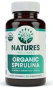 USDA Spirulina Tablet Organik Organik - Non- GMO Supfood Suffood Suplement: 30000mg segar Algae, Vegan, Gluten Free, Desticable Grown, Pesticides Free and Non-Irradiated, 500mg per Tablet, 180 '