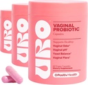 O Positiv URO Produksi Vaginal untuk Perempuan pH Keseimbangan dengan Precipia & Lacnoillus Probiotic Blend - Vaginal Healthy Odor & Vaginal Flora, 60 Count (Paket Kesehatan 3)