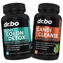 Colon Candi Cleanse Detox Dukung - Anti Overgrowth & 15 Day Intestial Cleanse Polls & Probiotic - Kontrol Keseimbangan & Fast Akting Natural Laxative for Constimination Relief - Bowel Movement Gut Health